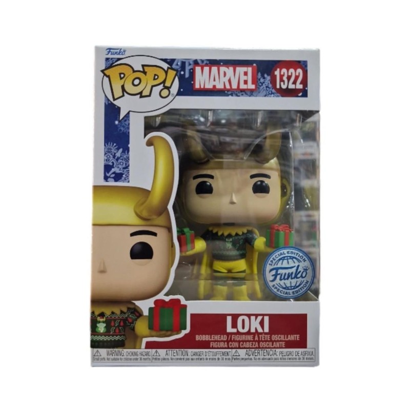 Funko Pop! Marvel: Loki (with Sweater) (Metallic) (Special Edition) 1322 Bobble-Head Vinyl Figure