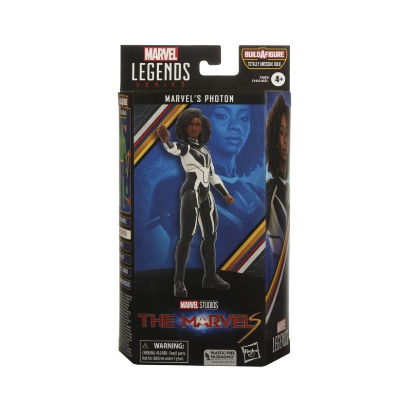 Hasbro Marvel Legends Series Build a Figure Totally Awesome Hulk: The Marvels - Marvels Photon Action Figure (15cm) (Excl.) (F36