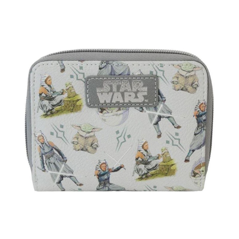 Funko Disney: Lucas Star Wars - Ahsoka Grogu All Over Print Zip Around Wallet