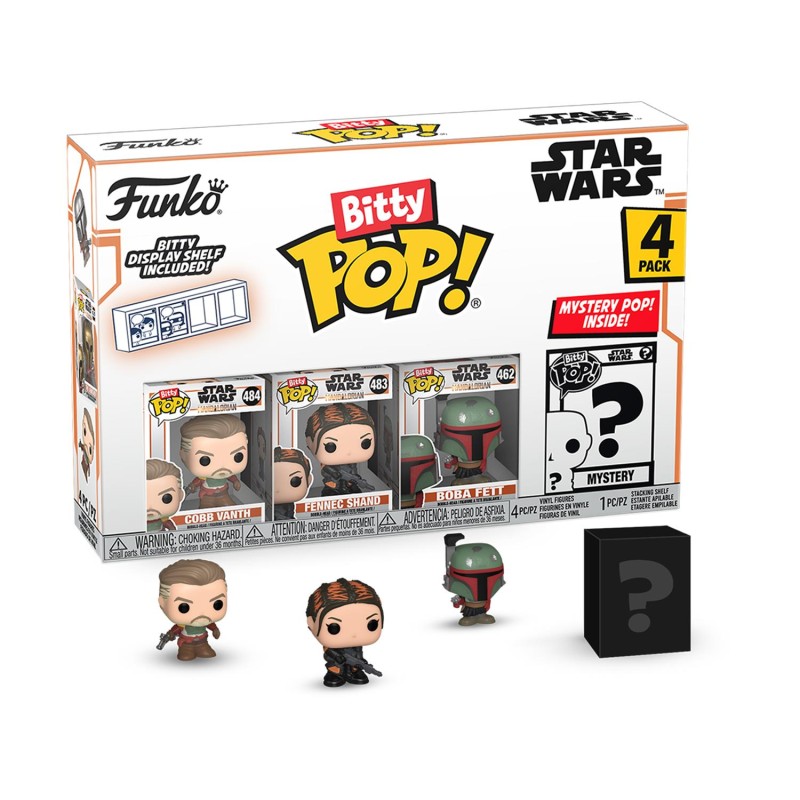 Funko Bitty Pop! 4-Pack Star Wars: The Mandalorian - Cobb Vanth Vinyl Figures