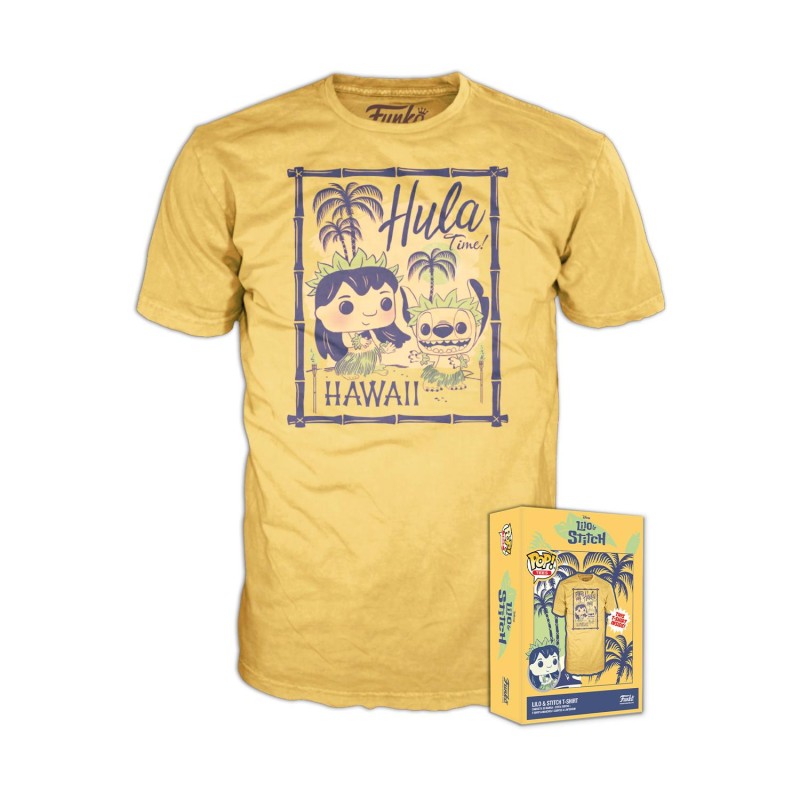 Funko Boxed Pop! Tees Disney: Lilo Stitch - Hula T-Shirt (L)