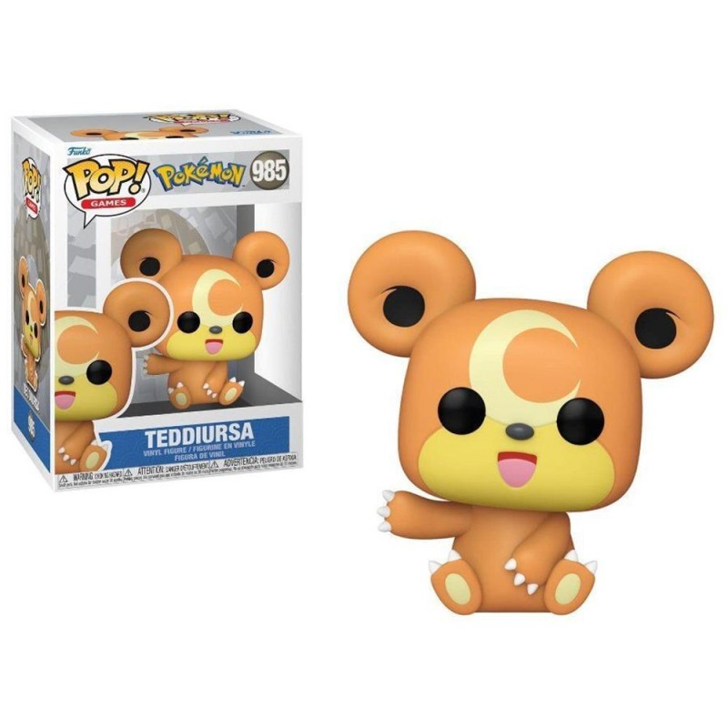 Funko Pop! Games: Pokemon - Teddiursa 985 Vinyl Figure