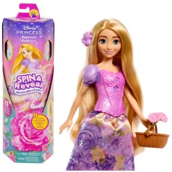 Mattel Disney Princess: Spin  Reveal - Rapunzel (HTV86)