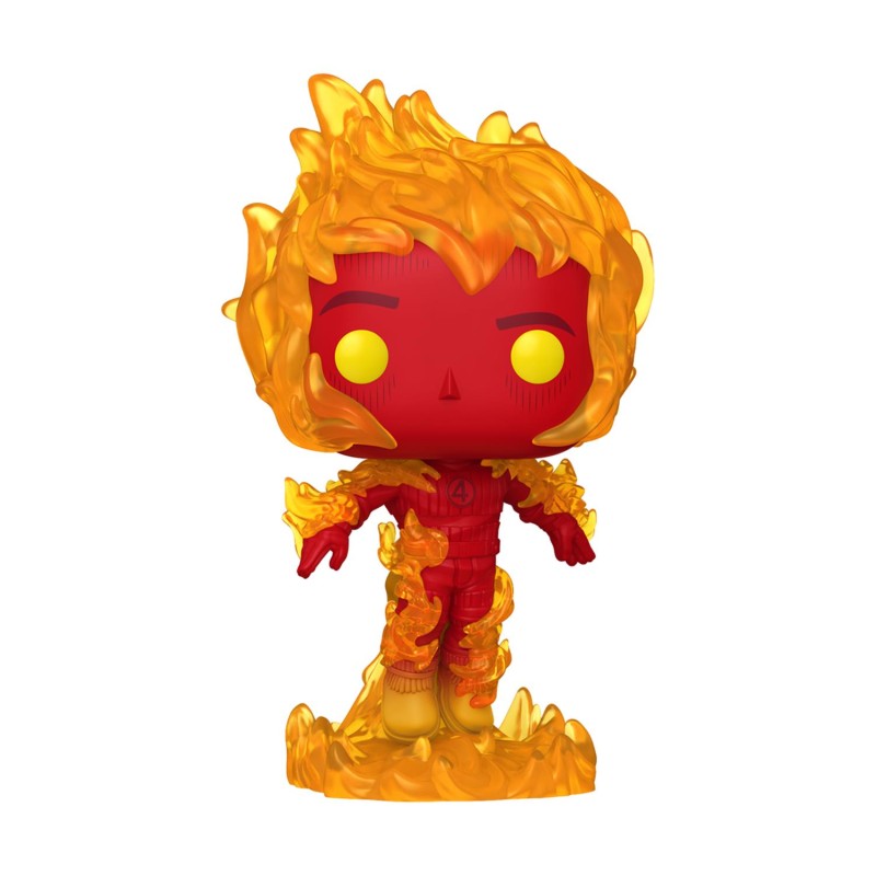 Funko Pop! Marvel: The Fantastic 4 First Steps - Human Torch 1517 Bobble-Head Vinyl Figure