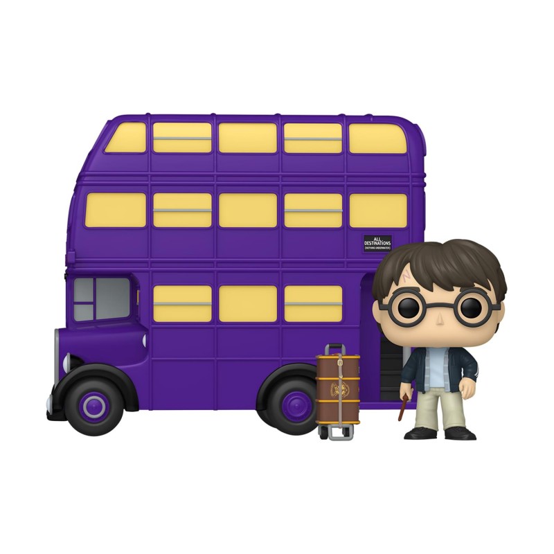 Funko Pop! Ride Super Deluxe: Harry Potter - Harry Potter with Knight Bus 139 Vinyl Figure