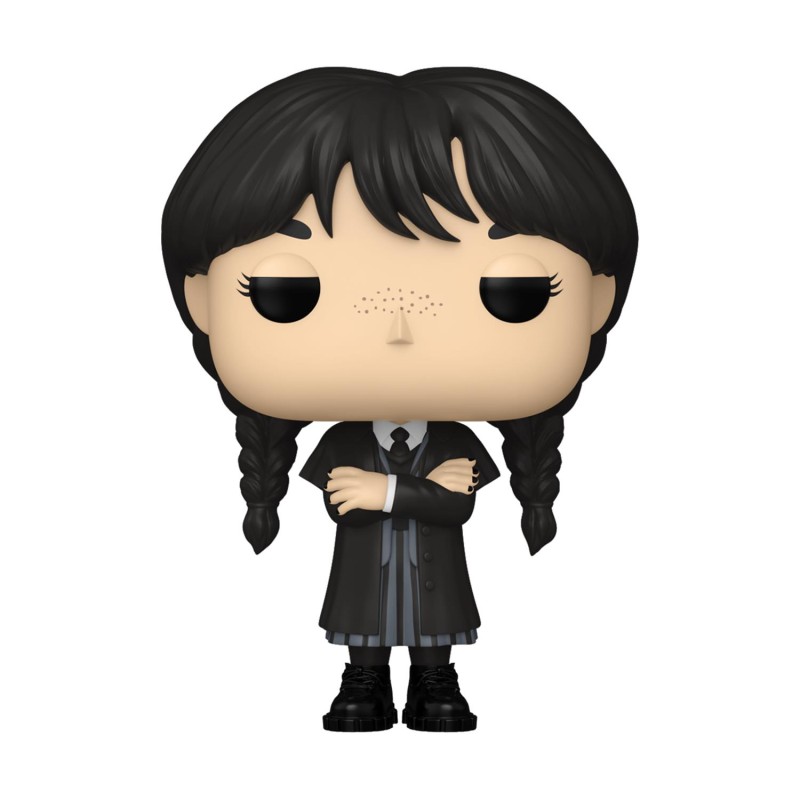 Funko Pop! Television: Wednesday - Wednesday Addams (Black Coat) 1815 Vinyl Figure