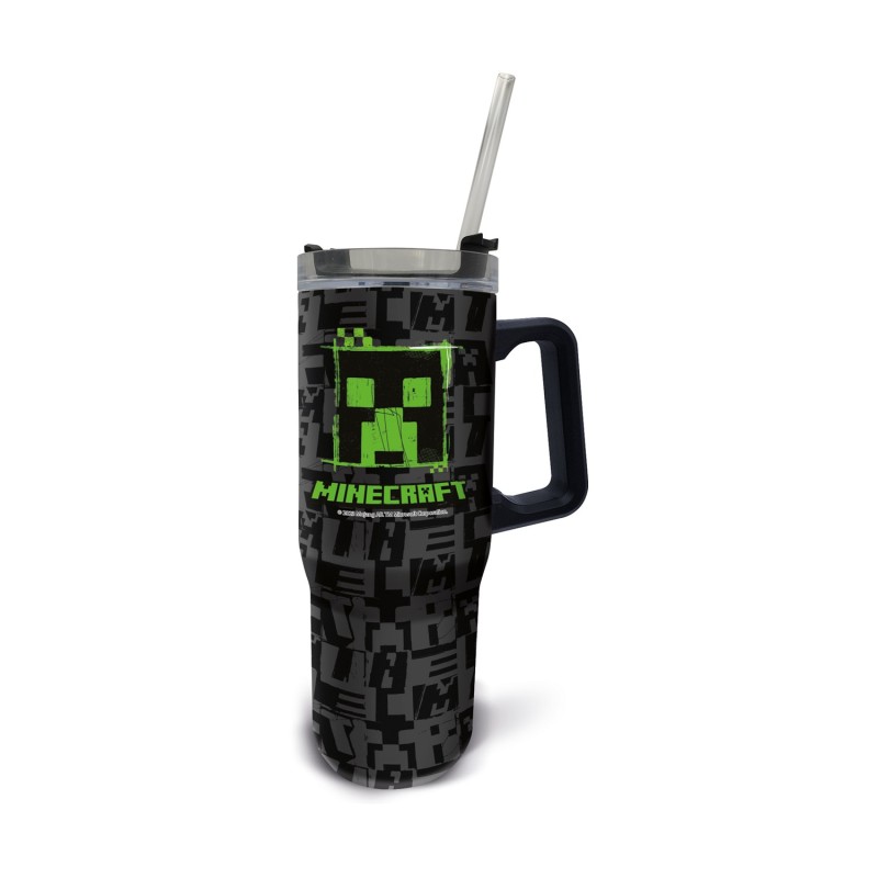 Stor: Minecraft Squared Pattern - Young Adult DW XL Insulated Stainless Steel Rambler Mug (75643)