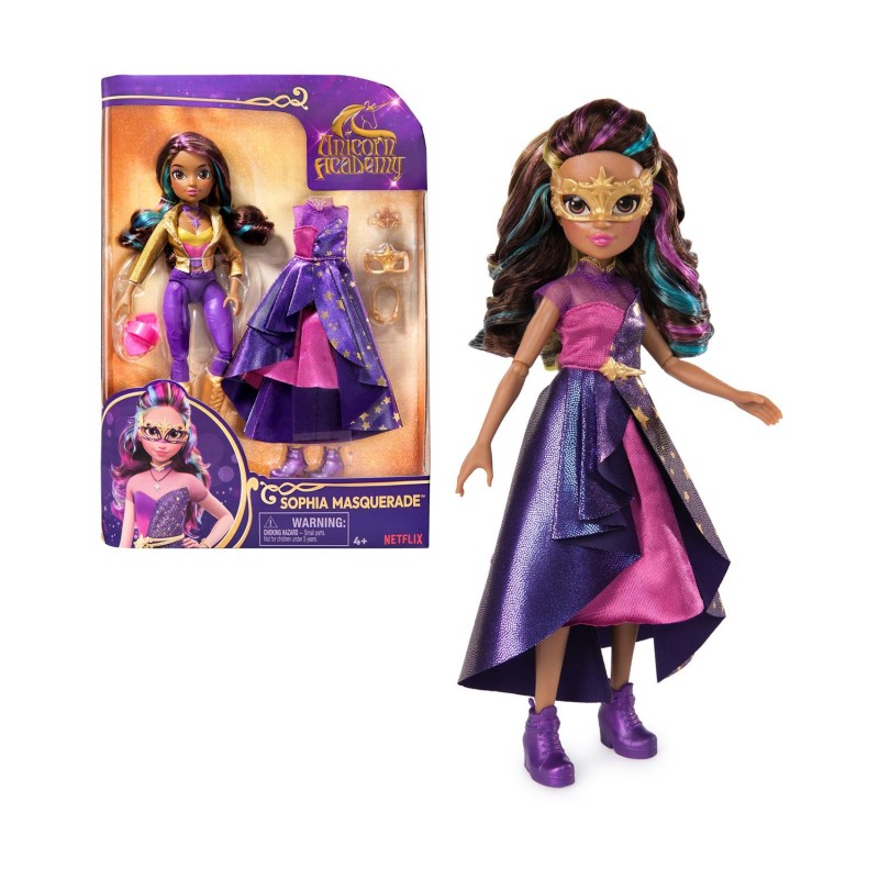 Spin Master Unicorn Academy: Deluxe Sophia Masquerade Fashion Doll (6069399)