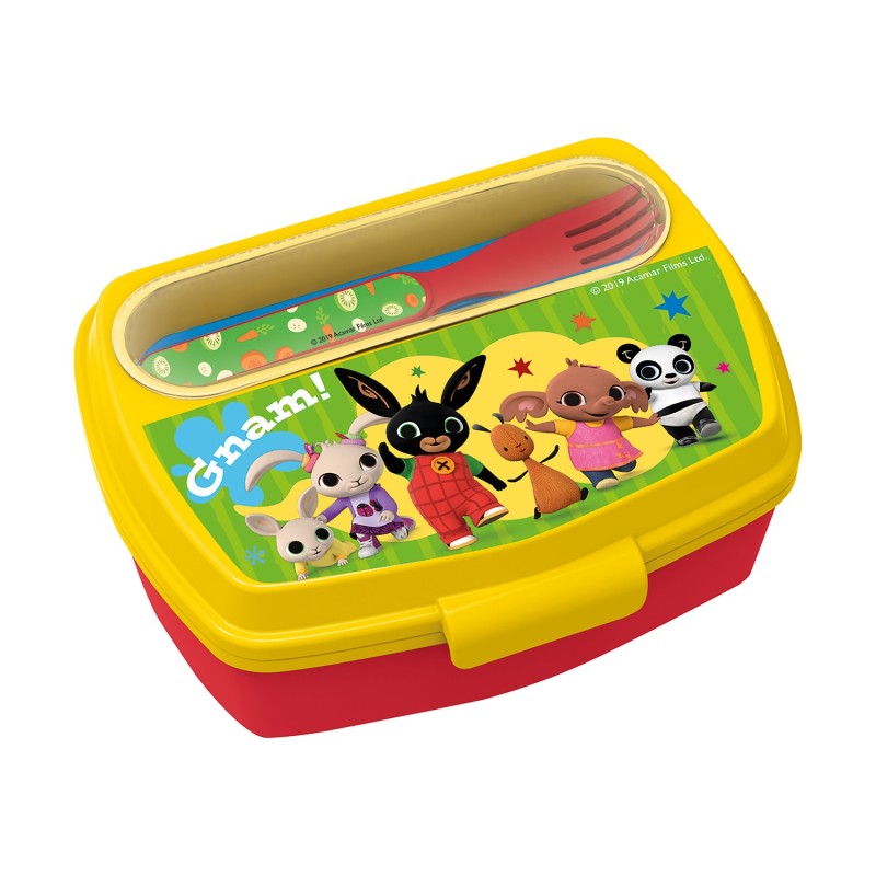 Stor: Bing - Funny Sandwich Box With Cutlery (10529)