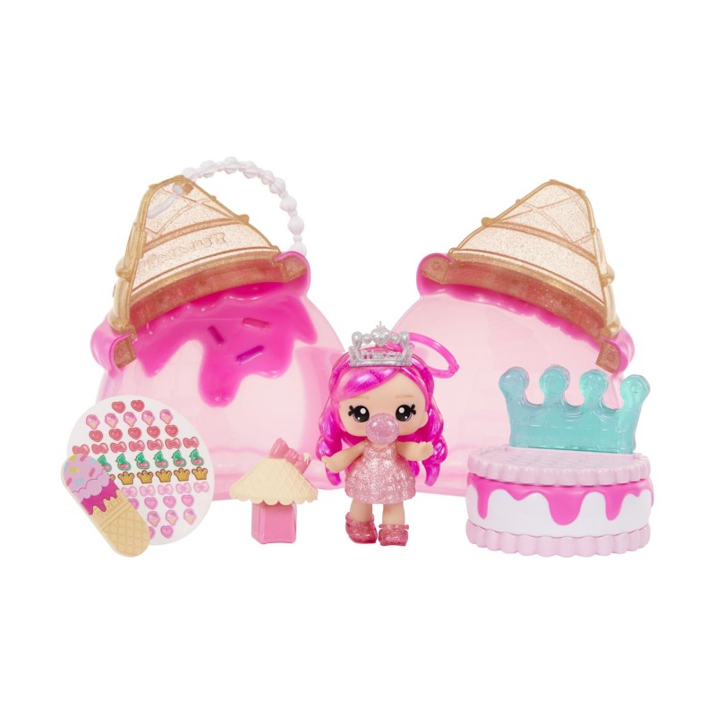 MGA Yummiland: Large Doll + Lipgloss Pet- Callie Birthday Cake (546740)