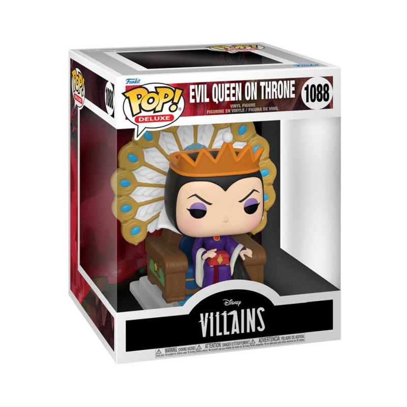 Funko Pop! Deluxe: Disney Villains Snow White and the Seven Dwarfs - Evil Queen on Throne 1088 Vinyl Figure