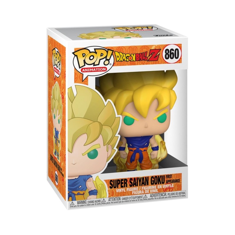 Funko Pop! Animation: Dragon Ball Z S8 - Super Saiyan Goku First Appearance 860 Vinyl Figure