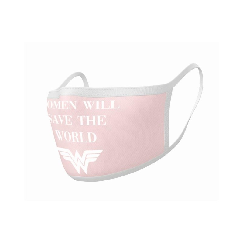 Pyramid DC Wonder Woman (Save the World) Mask - 2Pack Face Covers (GP85560)