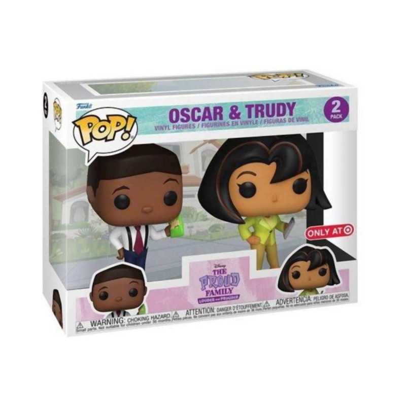 Funko Pop! 2-Pack Disney: The Proud Family Louder Prouder - Oscar Trudy (Special Edition) Vinyl Figures