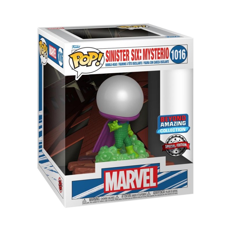 Funko Pop! Deluxe: Marvel Sinister Six: Mysterio (Amazon Exclusive) 1016 Bobble-Head Vinyl Figure