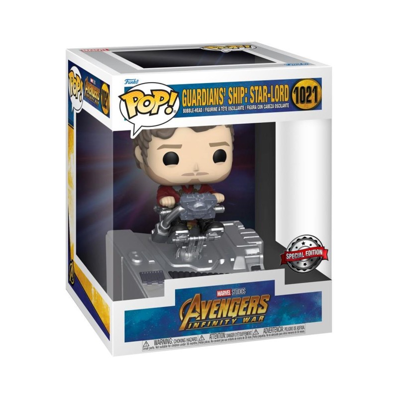 Funko Pop! Deluxe: Marvel Avengers Infinity War - Guardians Ship: Star-Lord (Special Edition) 1021 Bobble-Head Vinyl Figure