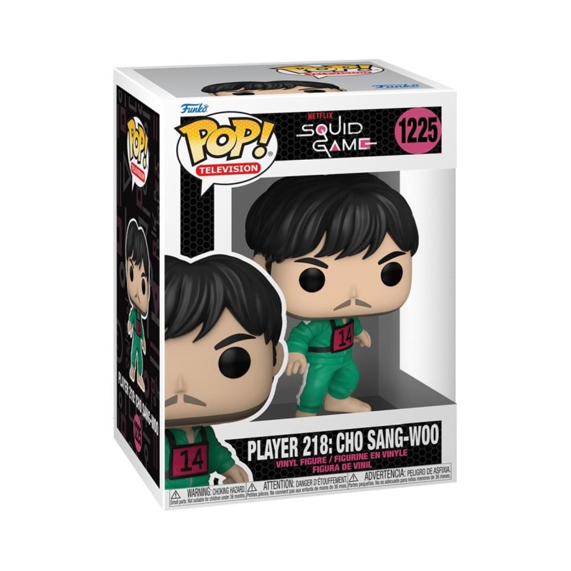 Funko Pop! Television: Squid Game - Player 218 Sang-Woo 1225 Vinyl Figure