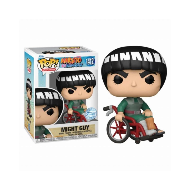 Funko Pop! Animation: Naruto Shippuden - Might Guy (White Chrome) (Special Edition) 1412 Vinyl Figure