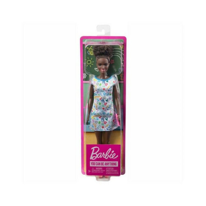 Mattel Barbie: You Can be Anything - Teacher Dark Skin Doll (HBW97)