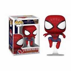Funko Pop! Marvel: Spider-Man No Way Home - The Amazing Spider Man (Leaping) 1159 Bobble-Head Vinyl Figure