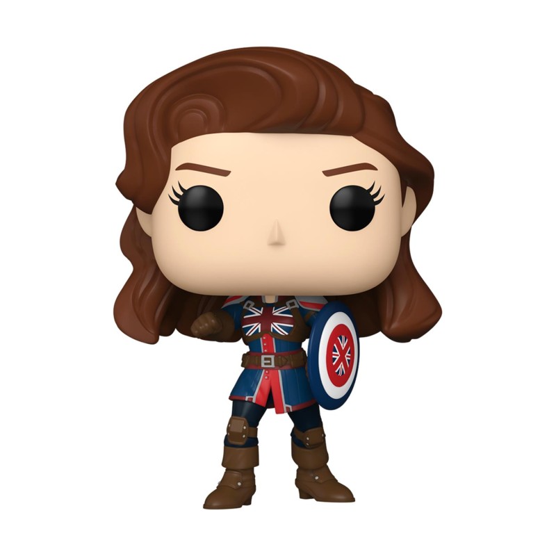 Funko Pop! Marvel: What If - Captain Carter (Special Edition) 1468 Bobble-Head Vinyl Figure