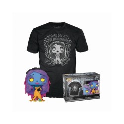 Funko Pop!  Tee (Adult): Tim Burtons Corpse Bride - Emily (Blacklight) Vinyl Figure and T-Shirt (M)