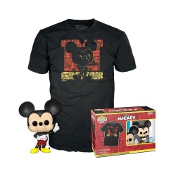 Funko Pop!  Tees (Adult): Disney - Mickey Mouse (Diamond Collection) (Special Edition) Vinyl Figure  T-Shirt (L)