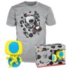 Funko Pop!  Tee (Adult) Marvel: Spider-Man Across the Spider-Verse - The Spot (Blacklight) (Special Edition) (Glows in the Dark)