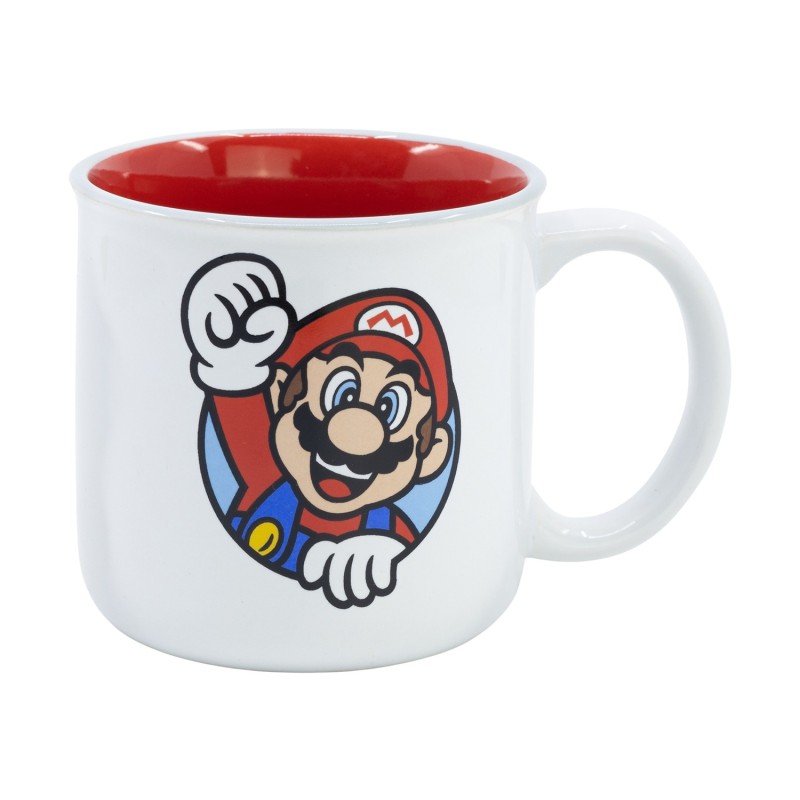 Stor Super Mario Ceramic Breakfast Mug in Gift Box (400ml)