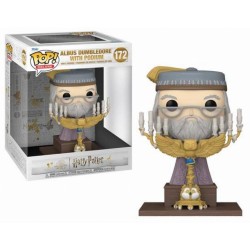 Funko Pop! Deluxe: Harry Potter Prisoner of Azkaban - Albus Dumbledore with Podium 172 Vinyl Figure