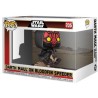 Funko Pop! Deluxe Disney: Star Wars EP1 The Phantom Menace Anniversary - Darth Maul on Bloodfin Speeder 705 Bobble-Head Vinyl Fi