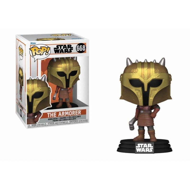 Funko Pop! Star Wars: The Mandalorian S10 - The Armorer (Special Edition) 717 Bobble-Head Vinyl Figure