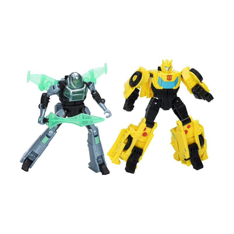 Hasbro Transformers Earthspark: Cyber-Combiner - Bumblebee Mo Malto Action Figures (F8439)