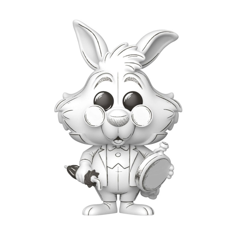 Funko Pop! Disney: Alice in Wonderland (Sketched) - White Rabbit 1650 Vinyl Figure
