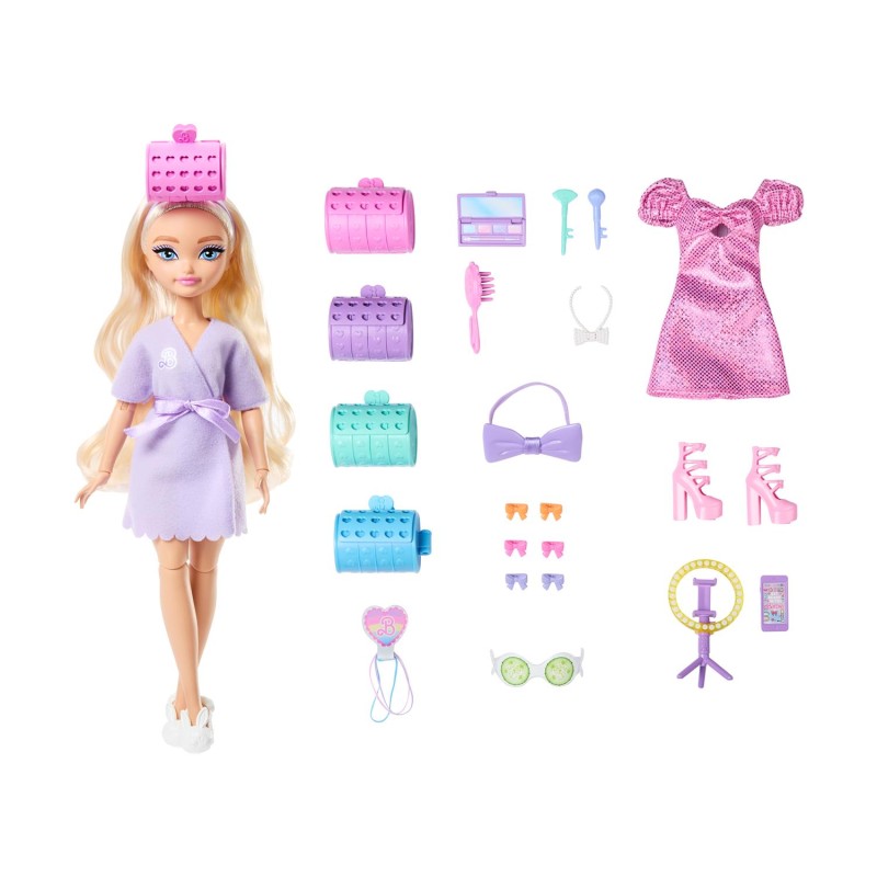 Mattel Barbie: Dream Besties Hair Play Get Ready With Me Barbie: Dream Besties Grwm - Barbie: Malibu (JGG38)