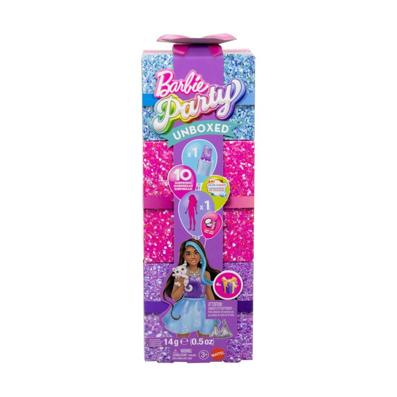 Mattel Barbie: Reveal Glam Party Series Barbie: Party Unboxed Glam Party - Brunette (JFY66)