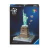 Ravensburger 3D Puzzle: 3D Iconics - Statue of Liberty Night Edition (108pcs)