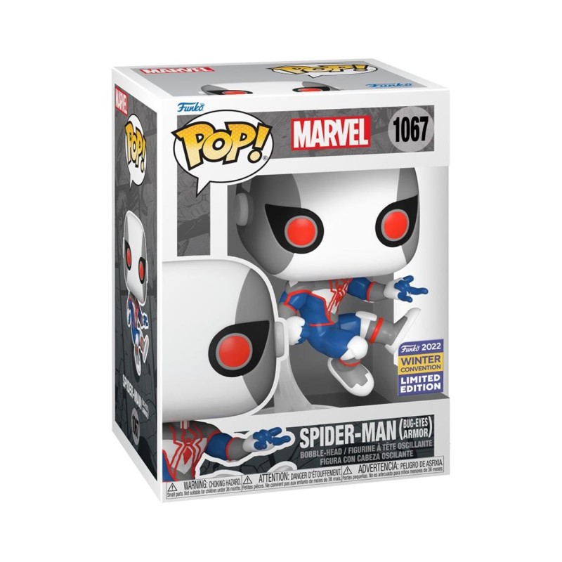 Funko Pop! Marvel Comics - Spider-Man (Bug-Eyes Armor) (Convention Limited Edition) 1067 Bobble-Head Vinyl Figure