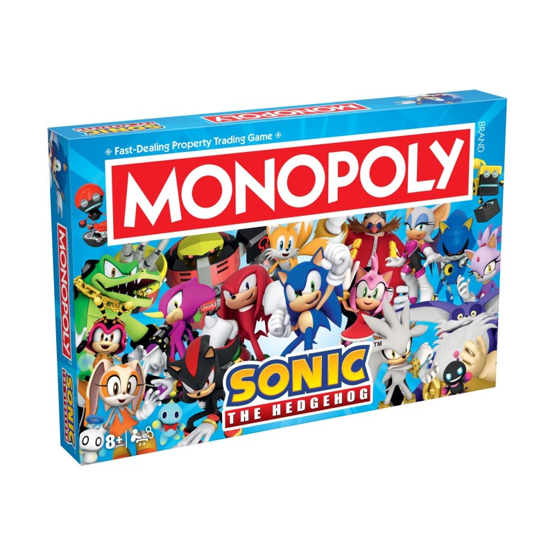 Winning Moves: Monopoly - Sonic Board Game (English Language) (WM04624-EN1)