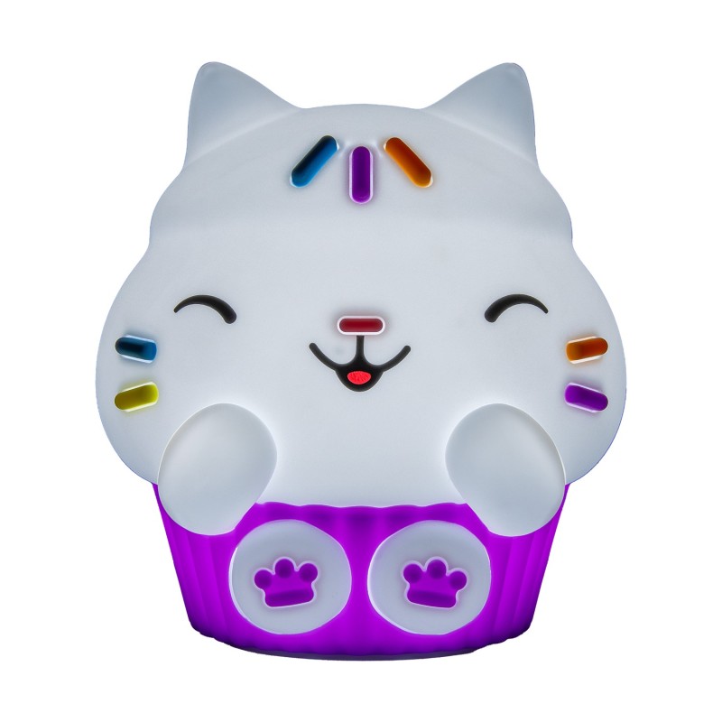 Paladone: Gabby - Cakey Cat SquishyGlo Silicone Light Rechargeable (PP14083GDH)