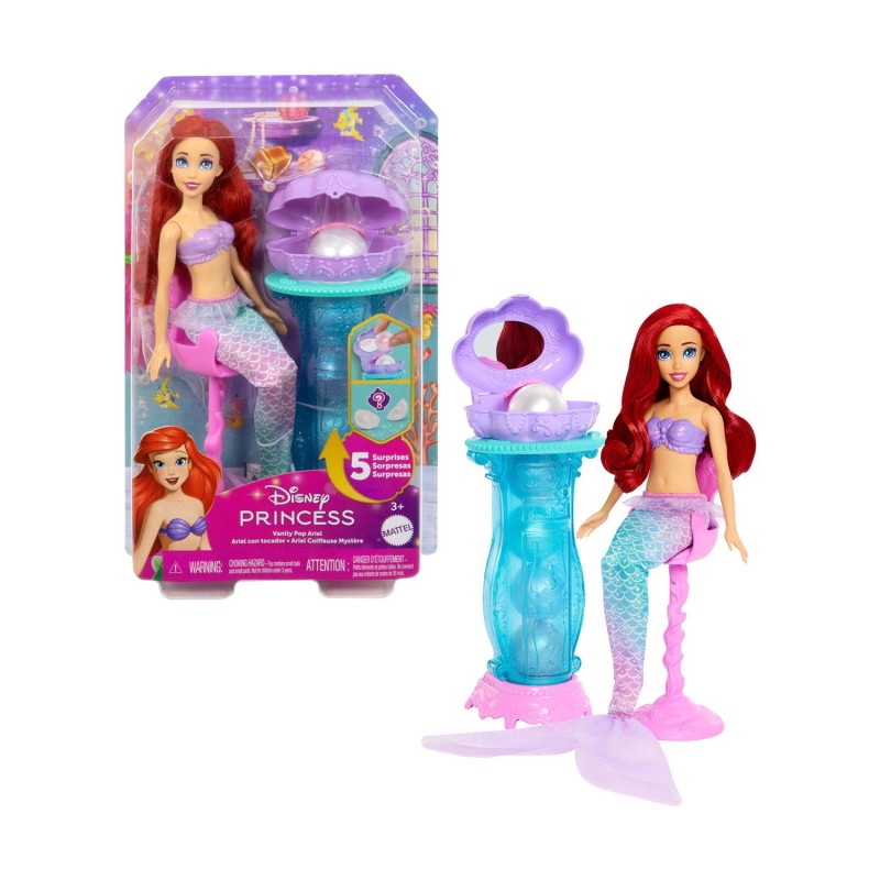 Mattel Disney Princess: Άριελ Με Κοχύλι Έκπληξη (JBF86)