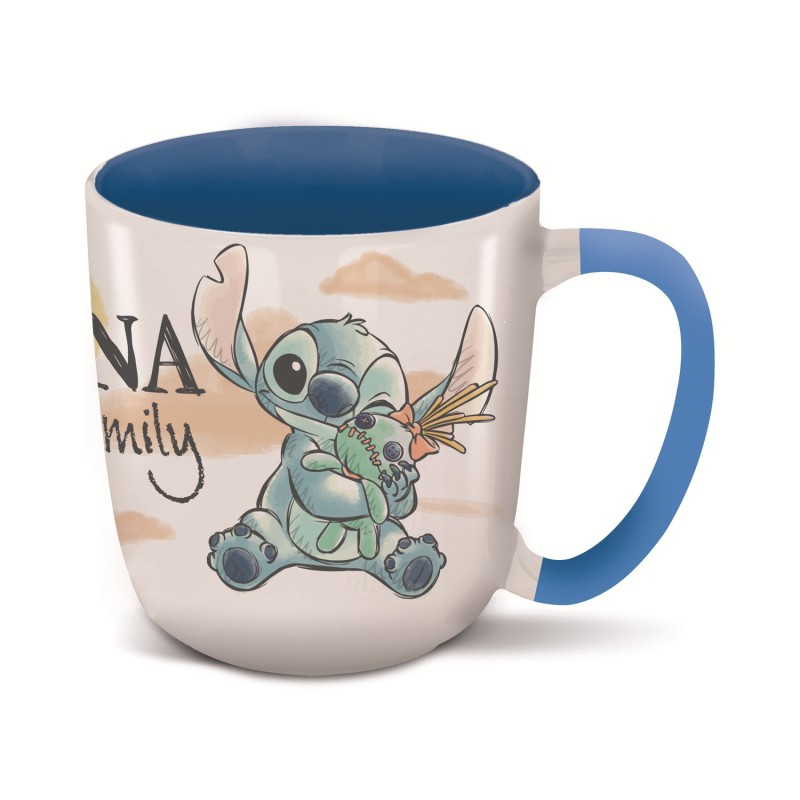 Stor: Stitch & Angel Ohana Dnls - Young Adult Ceramic Elite Mug In Gift Box (385ml) (94722)