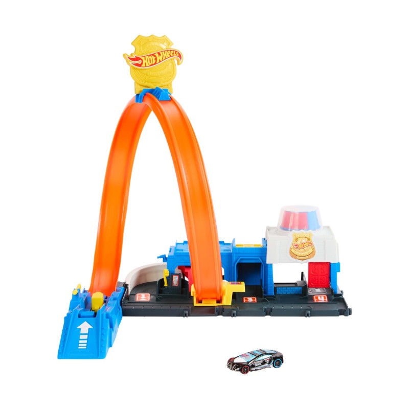 Mattel Hot Wheels Monster Trucks: City Σούπερ Αστυνομικό Τμήμα (JBM71)