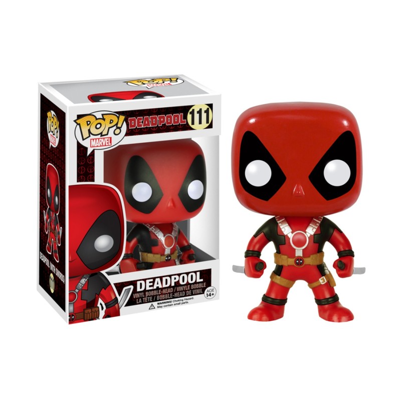 Funko Pop! Marvel: Deadpool Two Swords 111 Vinyl Bobble-Head Figure