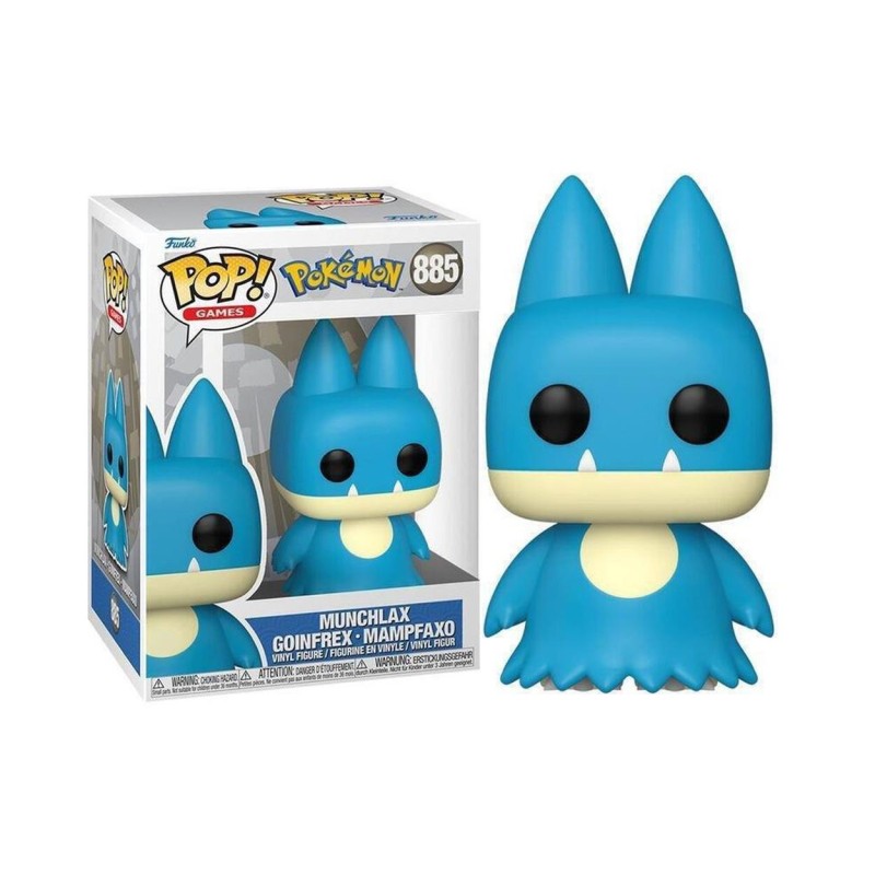Funko Pop! Games: Pokemon - Munchlax Goinfrex Mampfaxo 885 Vinyl Figure