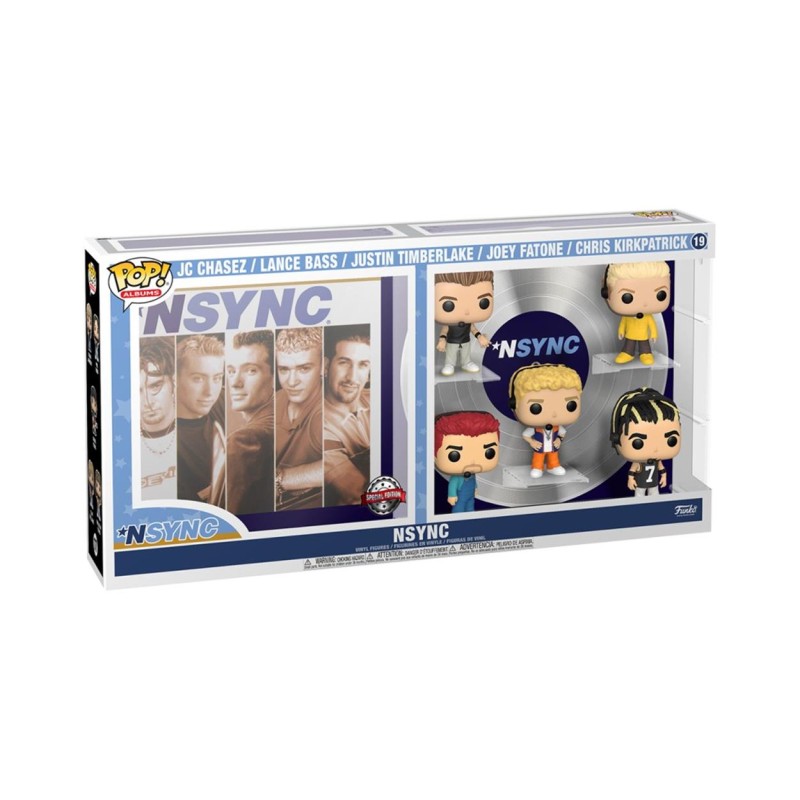 Funko Pop! Albums Deluxe: NSYNC - JC Chasez, Lance Bass, Justin Timberlake, Joey Fatone, Chris Kirkpatrick (NSYNC) (Special Edit