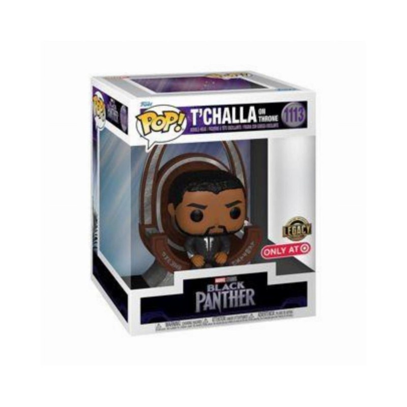 Funko Pop! Deluxe Marvel: Black Panther Legacy S1 - T’Challa on Throne (Special Edition) 1113 Vinyl Figure