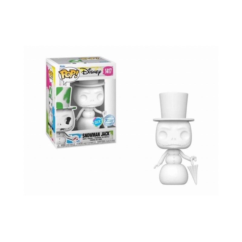 Funko Pop! Disney: The Nightmare Before Christmas - Snowman Jack (DIY) (White) (Special Edition) 1417 Vinyl Figure