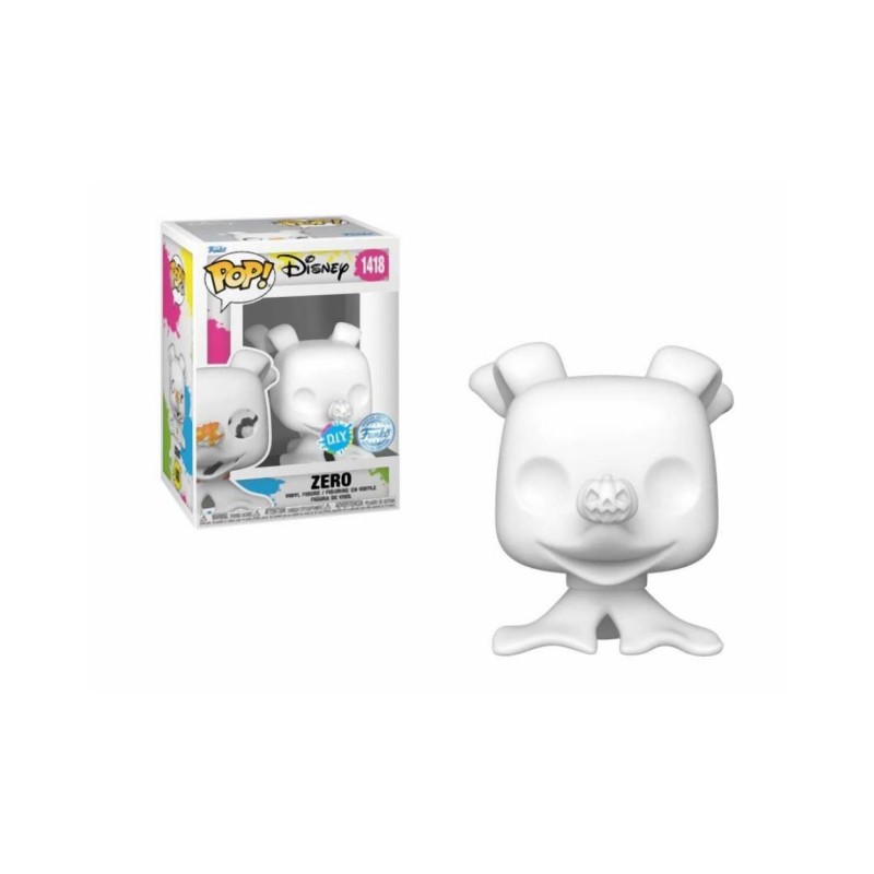 Funko Pop! Disney: The Nightmare Before Christmas - Zero (DIY) (White) (Special Edition) 1418 Vinyl Figure