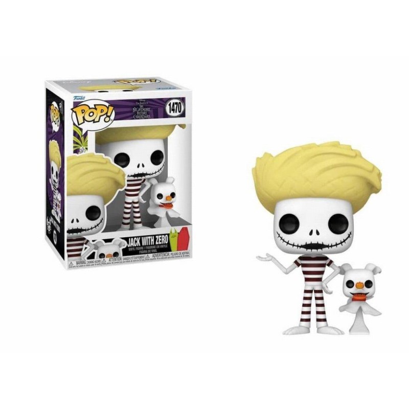 Funko Pop! Disney: The Nightmare Before Christmas - Jack with Zero (Beach) 1470 Vinyl Figure